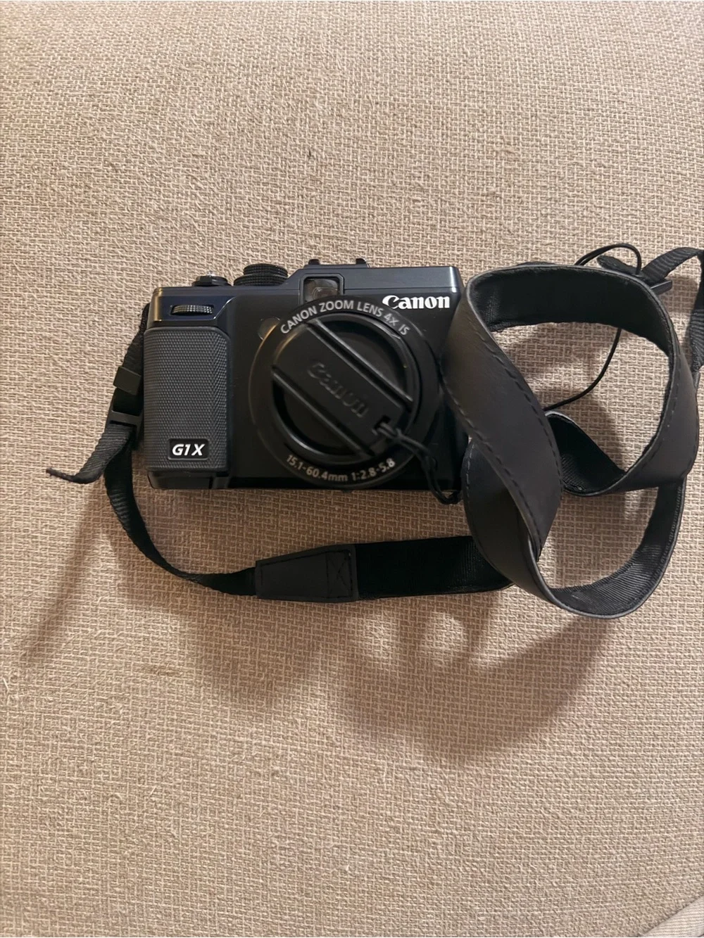 Canon G1 X Digital Camera in Black with Strap